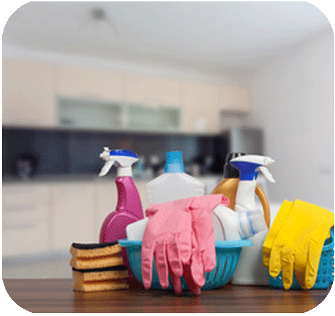 cleaning serving