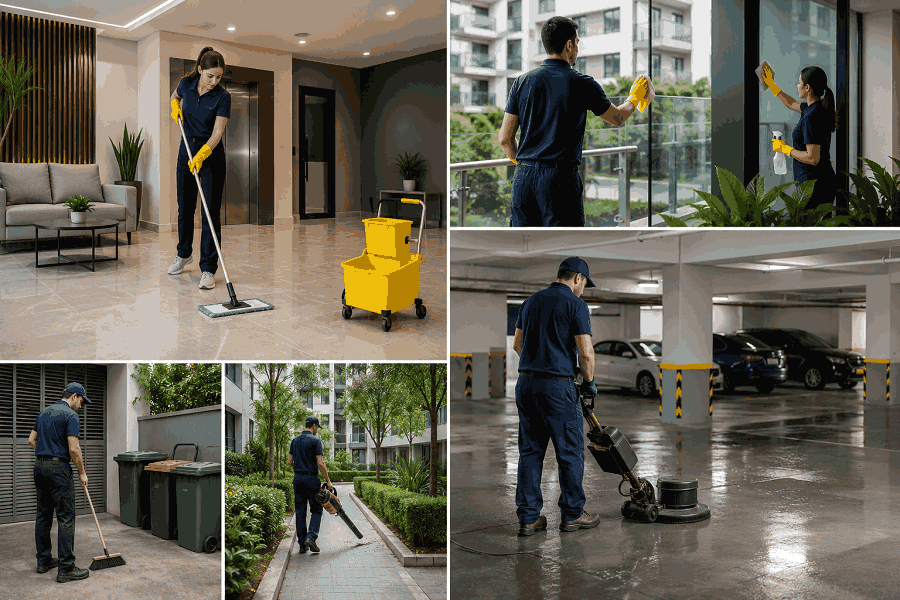 strata cleaning in Hurstville